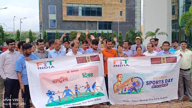 FIT INDIA CAMPAIGN - National Sports Day 2024 by National Jute Board