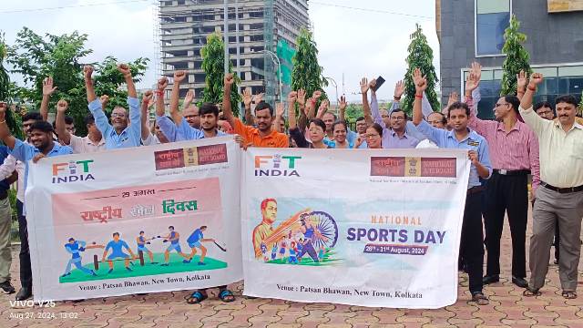 FIT INDIA CAMPAIGN - National Sports Day 2024 by National Jute Board