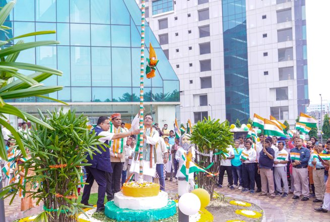 Office of Jute Commissioner, National Jute Board & The Jute Corporation of India Ltd. celebrated the 78th Independence Day at Patsan Bhawan