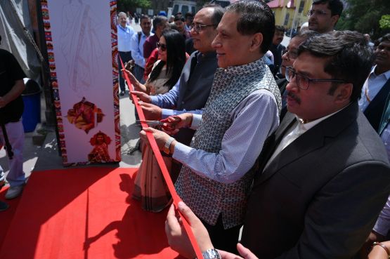 Ribbon Cutting ceremony of EKTA Event on 19/05/2025 at Shimla by Hon'ble Chief Guest Shri Prabodh Saxena, IAS, Chief Secretary, Govt. of Himachal Pradesh, Special Guest Shri Rohit Kansal, IAS , Additional Secretary, Miinsry of Textiles, Govt. of India and other dignitaries. Ribbon Cutting ceremony of EKTA Event on 19/05/2025 at Shimla by Hon'ble Chief Guest Shri Prabodh Saxena, IAS, Chief Secretary, Govt. of Himachal Pradesh, Special Guest Shri Rohit Kansal, IAS , Additional Secretary, Miinsry of Textiles, Govt. of India and other dignitaries.