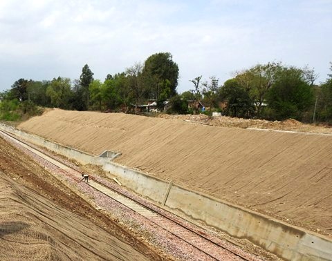 Stabilisation of slope of cuttings of Railway Embankment - Nangal, Northern Railway Stabilisation of slope of cuttings of Railway embankment - Nangal, Northern Railway